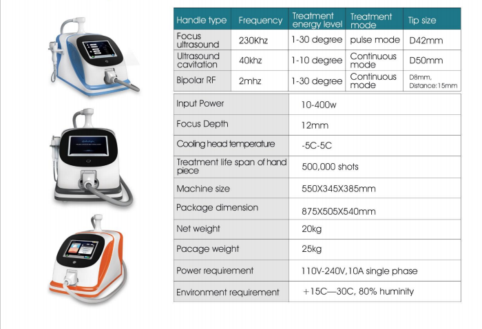 Beauty Equipment Hifu Body Lift For Beauty Salon