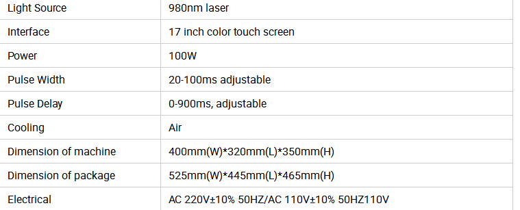Hot Sell Portable 980nm Diode Laser Beauty Machine Hot Sell Portable 980nm Diode Laser Beauty Machine