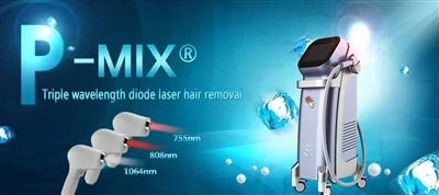 Triple Wavelengths 755+808+1064 Diod Laser Hårborttagningsmaskin